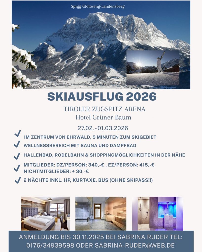 Flyer Skiausflug 2026